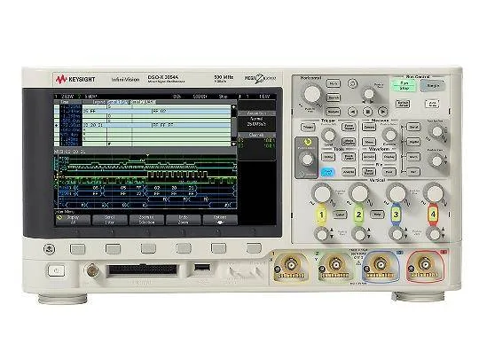 Keysight DSOX3054A Осциллограф: 500 МГц, 4 аналоговых канала