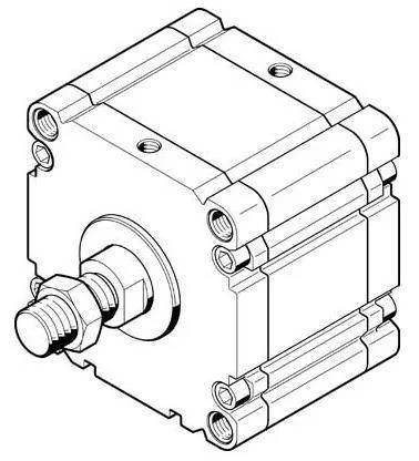 Компактный цилиндр ADVU-125-15-A-P-A Festo