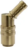 Riegler 107957 Закаленное соединение DN 9, краны 13 мм, латунь, Рукав шланга 45° 280.12